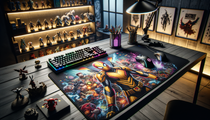 Découvrez le tapis de souris XXL Micromania, parfait pour gamers avec designs manga et jeux vidéo.