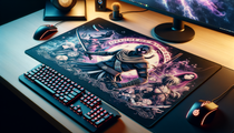 Tapis de souris XXL Naruto pour gamers avec designs discrets et flashy.