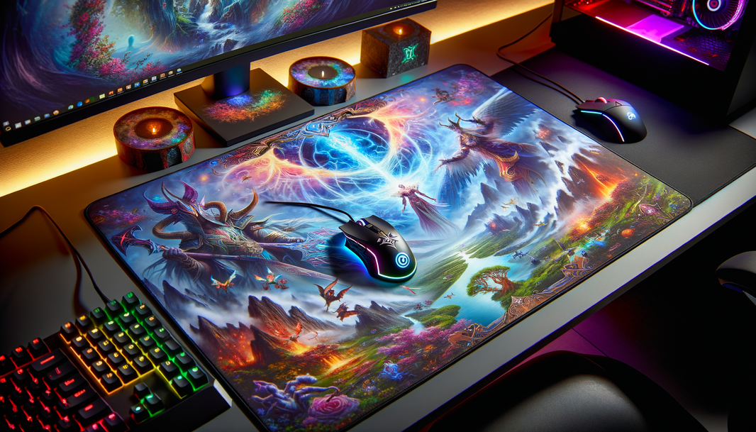 Tapis de souris XXL World of Warcraft avec design épique pour gamers.