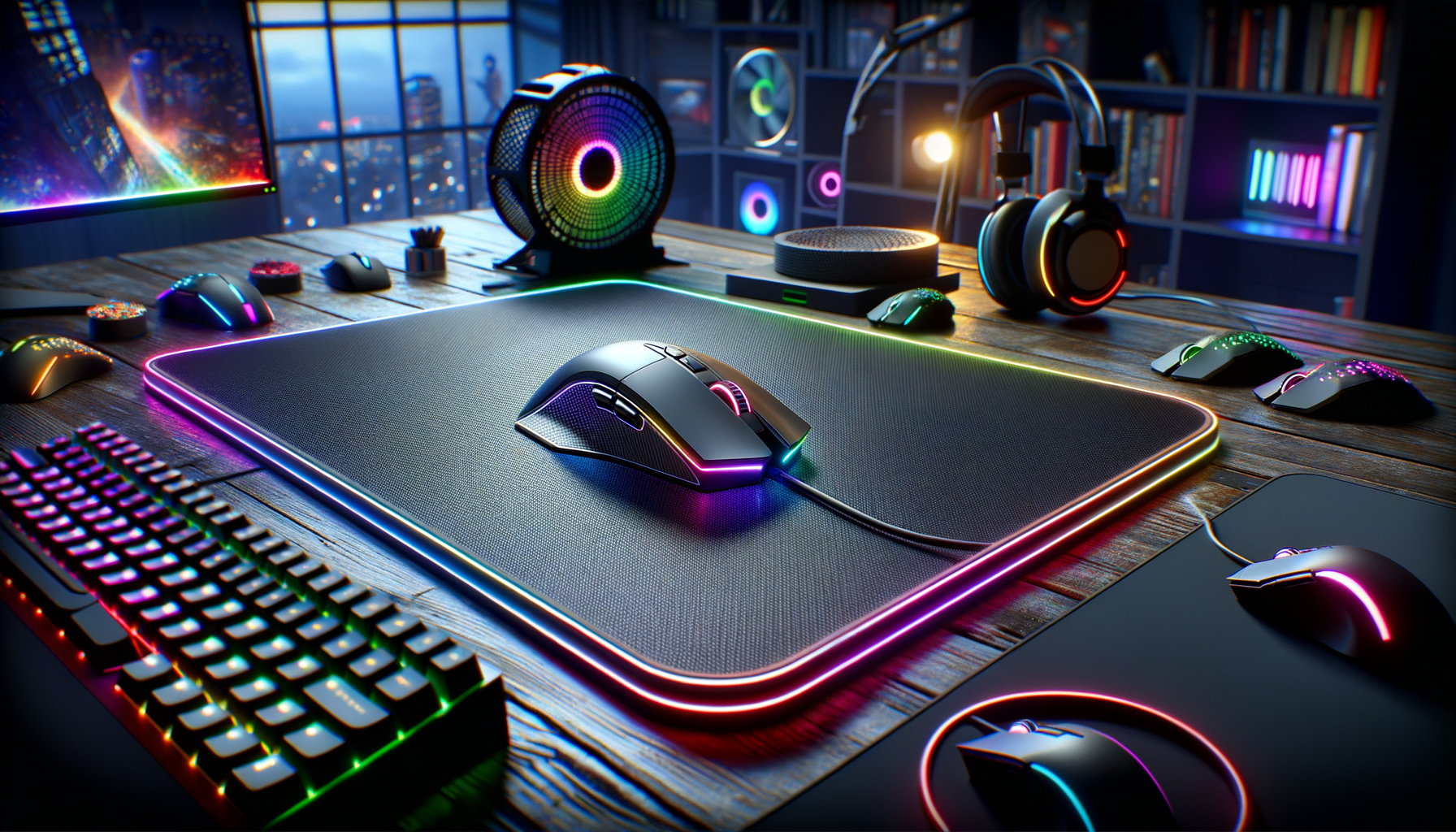 Découvrez notre test du tapis de souris Aukey XXL RGB, un choix parfait pour les gamers avec éclairage RGB et surface lisse.