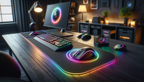 Découvrez un tapis de souris XXL RGB silencieux, parfait pour un espace de jeu élégant et moderne. Ambiance idéale pour le gaming.