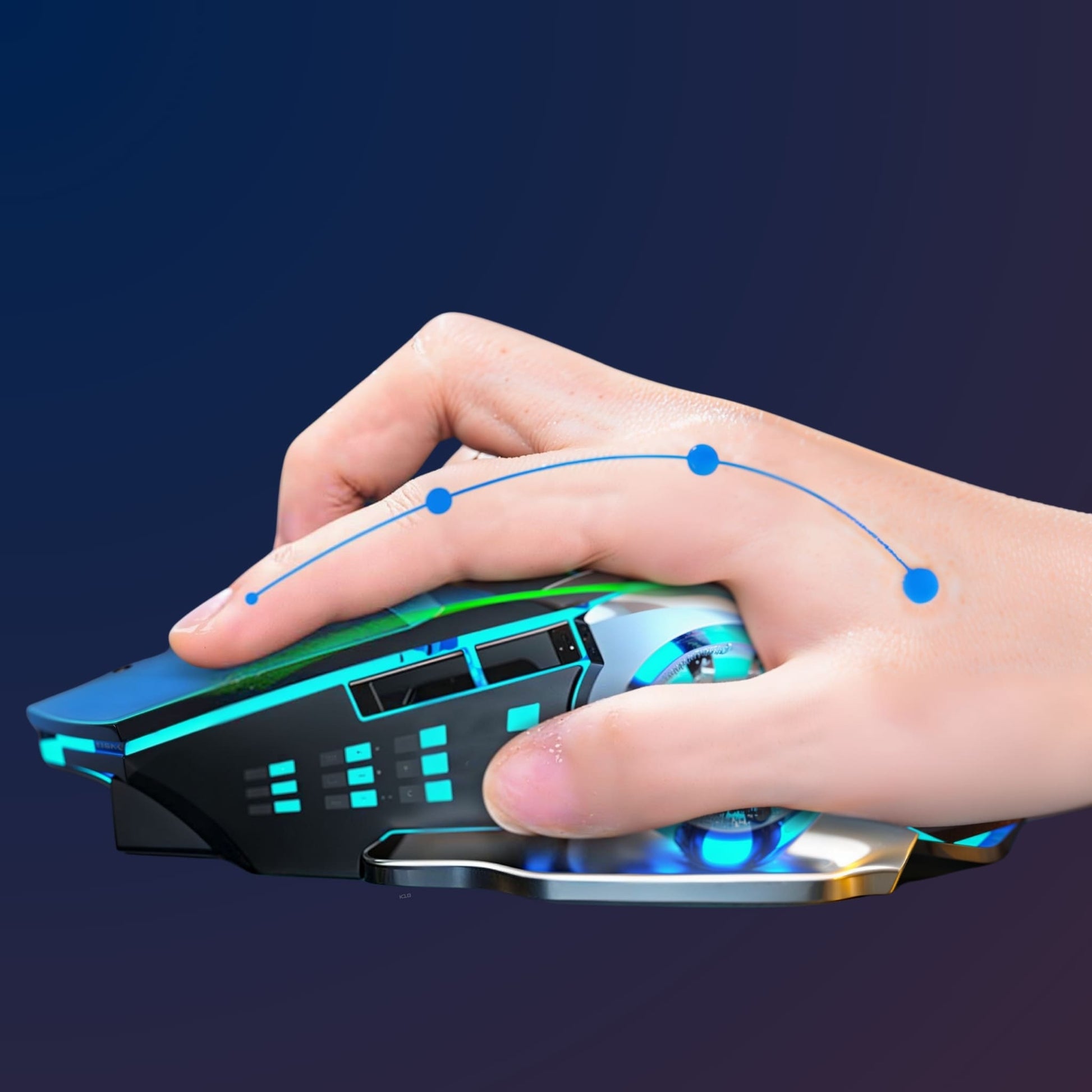 🖱️ Souris Gaming RGB sans fil - Mouse Pads