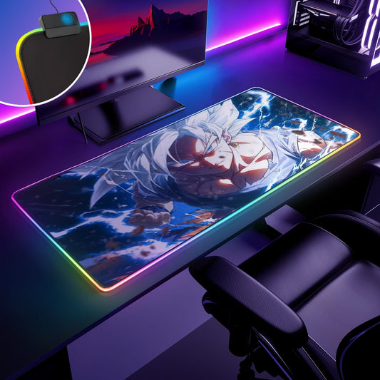 Tapis de souris DBZ SANGOKU RGB - Éclair - Mouse Pads