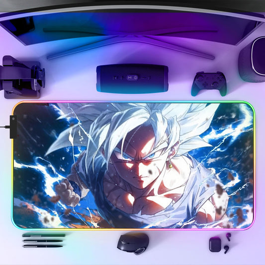 Tapis de souris DBZ SANGOKU RGB - Éclair - Mouse Pads