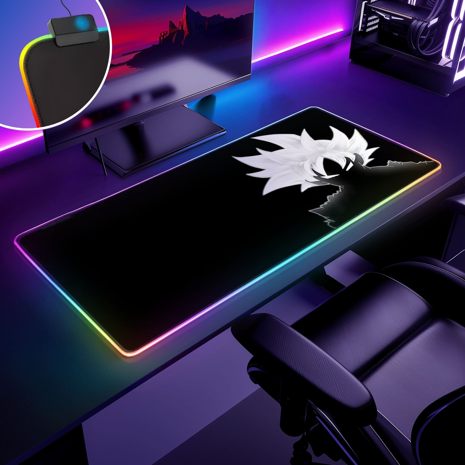 Tapis de souris DBZ SANGOKU RGB - Ombre - Mouse Pads