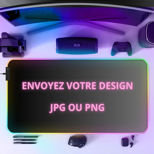 Tapis de souris RGB personnalisé - Mouse Pads