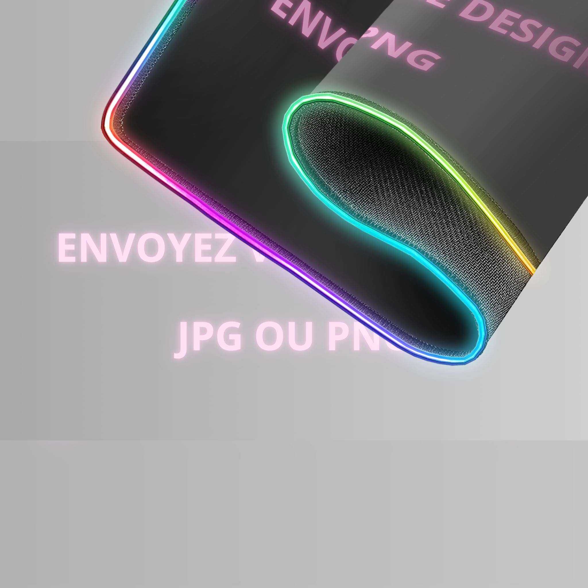 Tapis De Souris Gaming RGB XXL 800x300mm - 12 Modes LED, Surface Antidérapante, Pour Gamer Et Bureau