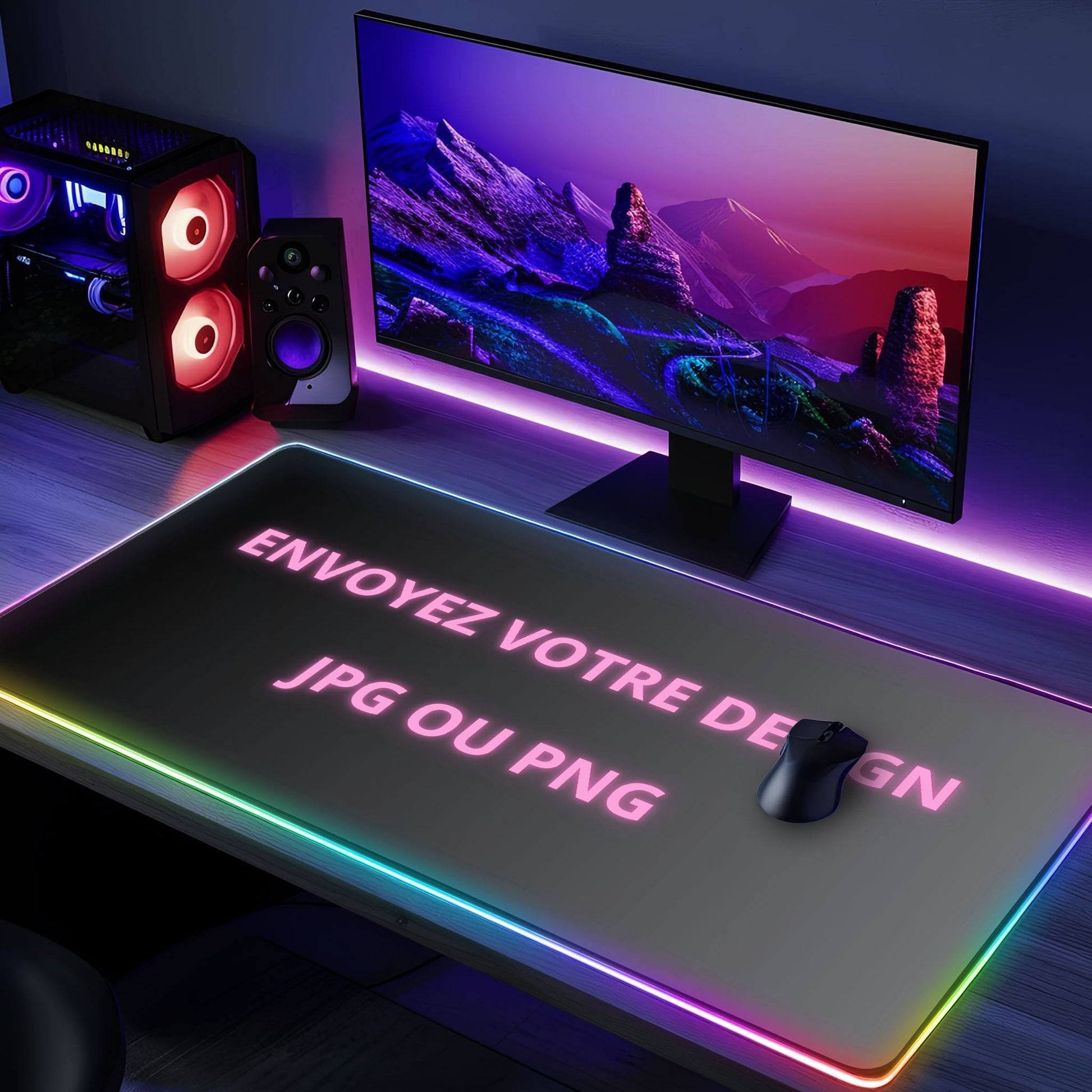Tapis de souris RGB personnalisé - Mouse Pads